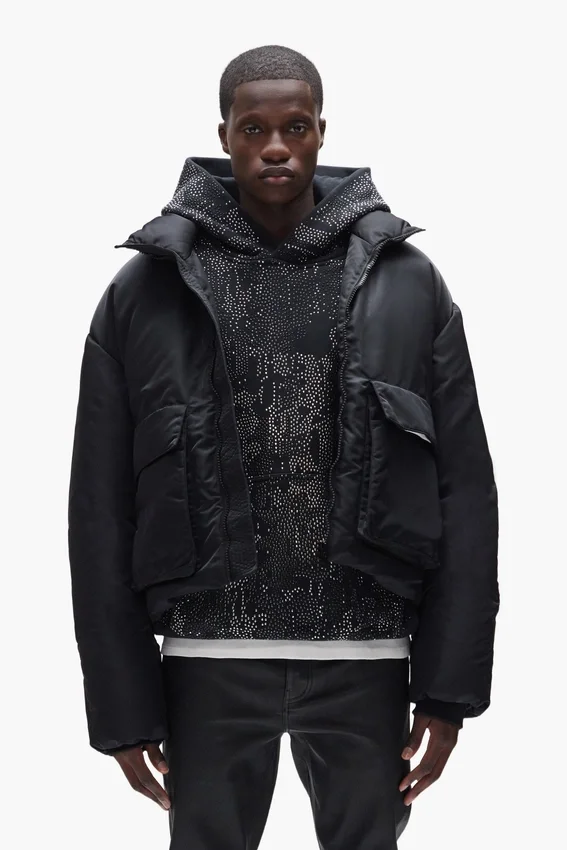 Veste matelassée en sergé