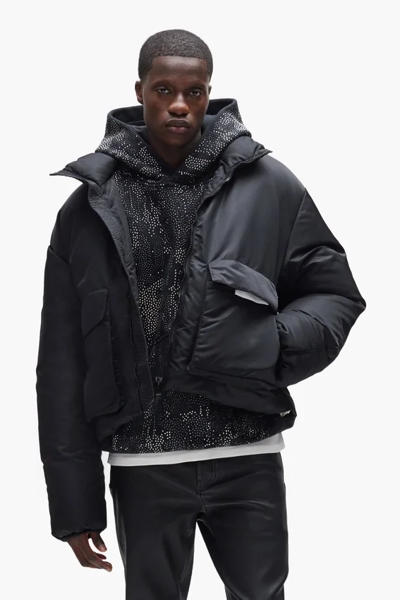 Veste matelassée en sergé